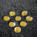 Hot Sale Oval Yellow Moissanite 1ct to 8ct for Ring Making with GRA Certificate Diamond Charms Beads Loose Moissanite