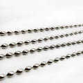 2022 GT Cadena De Bolas Fashion Jewelry Men Necklace Stainless Steel Beaded Gold Ball Chain Jewelry Trendy Necklace