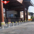 Road Safety Remote Control Automatic Rising Bollard Hydraulic Rise Fall Rising Security Auto Parking Bollards Installation Cost
