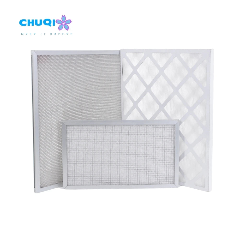 Air Conditioning With Aluminum Wire Mesh Pre-Filter Can Clean Air Mini Metal Frame Stainless Steel Dust Medium Air Plate Filter