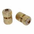 1/2 Inch Brass Waterstop Quick Connector for Car Washing Garden Irrigation Brass Pipe Quick Connector