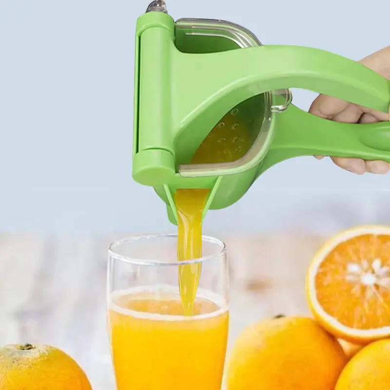 2023 High Quality Portable Mini Press Juicer Durable Plastic Manual Orange Juicer Extractor Small Hand Lemon Juicer Squeezer