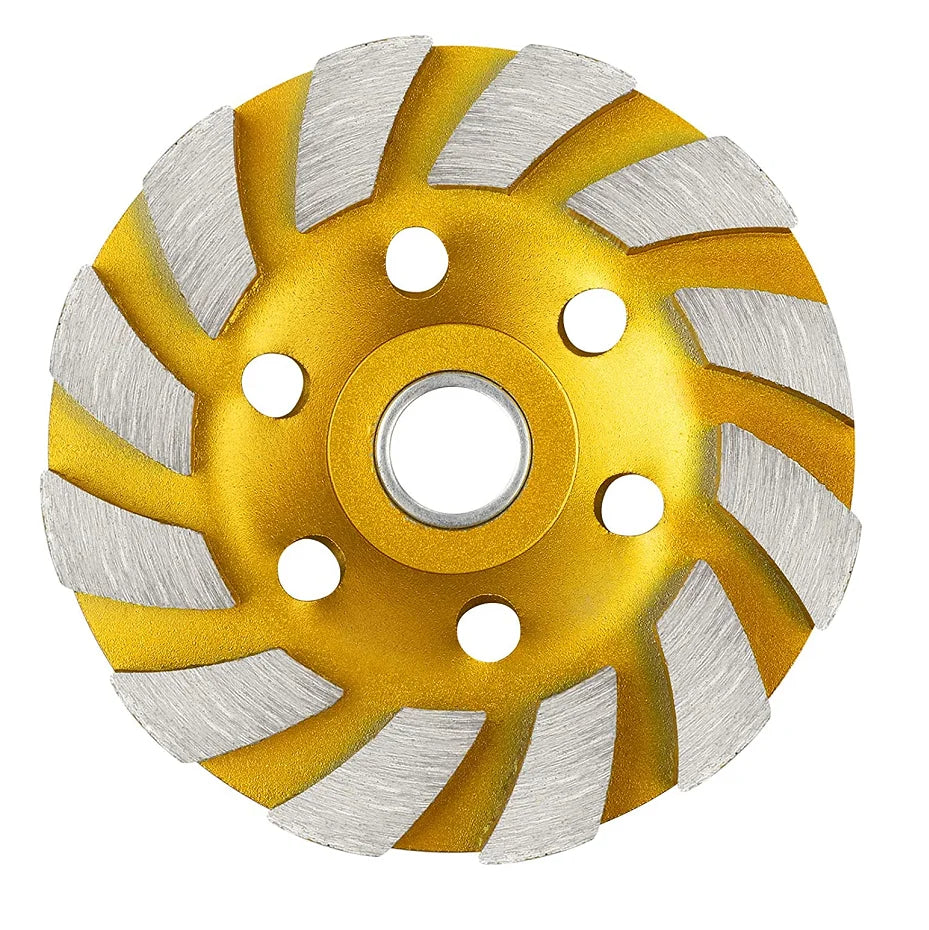 4" Diamond Segment Grinding Wheel Grinder Cup Concrete Stone Cut Grinding Disc