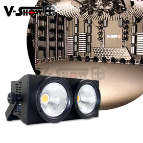 VSHOW BL200 4pcs LED Blinder 2pcs 100W 2 Eyes Warm White High Power Professional Stage Lighting for Event Studio Concert