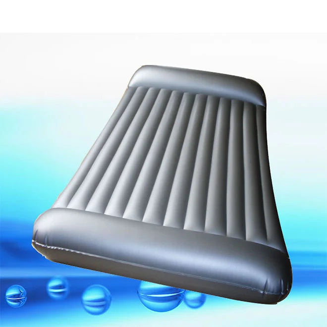 Inflatable Double Pillow Water Massage Bed