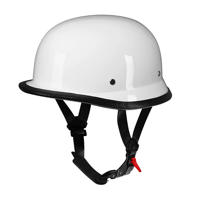 Vintage Style World War II Open Face Retro Helmet ABS Material for Motorcycle Riding Novelty Head Protection Cascos Para Moto