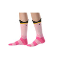 XIANGHUI Wholesale Custom Fashion Sublimated Tube Fashion Combed Crew Cotton Socks for Women