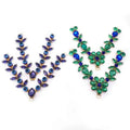 Fashion Shoe Decoration Accessories Shoes Metal Buckle Chain Bling Rhinestone Shoes Charms Detachable Chains for Clog
