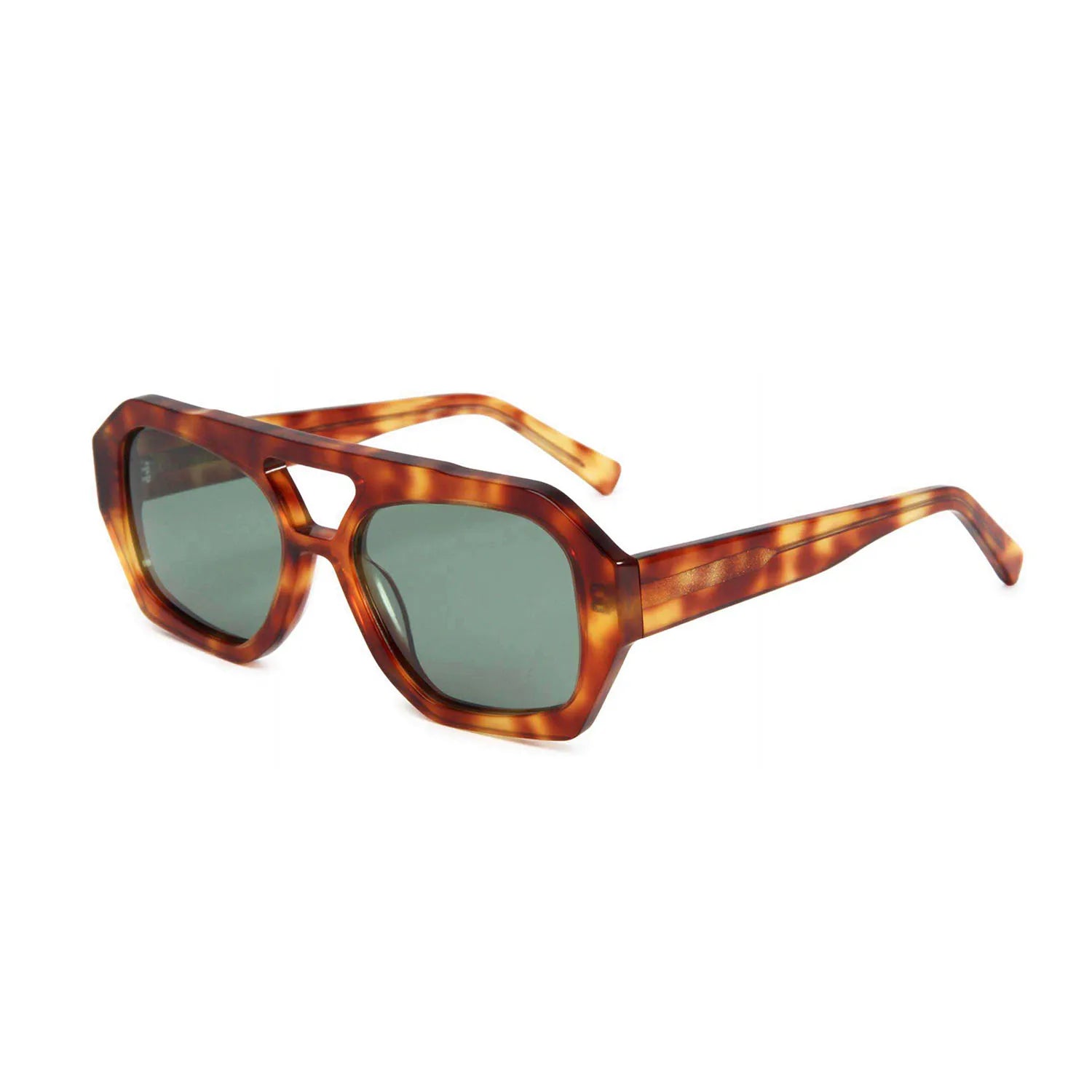 23SA038 Custom Double Bridge Retro Sun Glasses Wholesale Polarized Men Women Sunglasses
