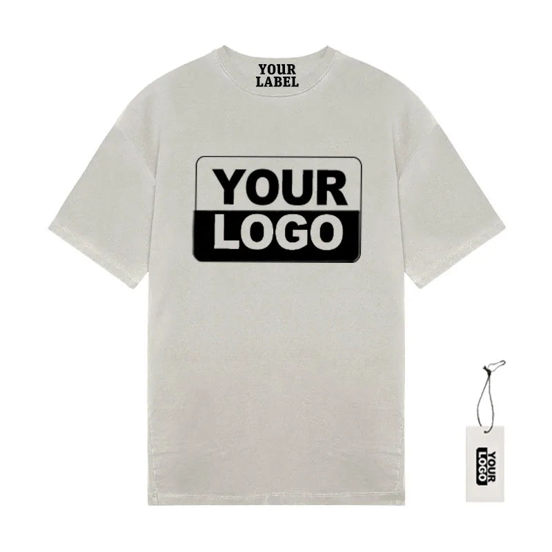 Custom Men's Oversized Drop Shoulder T-Shirt Breathable and Sustainable Knitted With 180 Grams Fabric O-Neck Feature