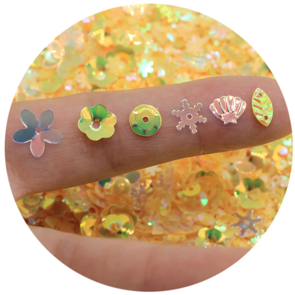 Supply Glitter Pink Sequins 500g Star Heart Confetti Sprinkle Slime Craft Accessories Party Home Fashion Nail Art Decoration