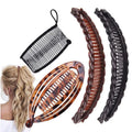 Wholesale New Design Plastic Hair Accessories Fish Hairpins Banana Hair Clips Set for Women