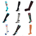 Custom Compression Crew Socks 15-30mmhg Knee High Fashion Hospital Compression Nurses Novelty Socks