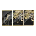 Large Aluminum Frame Art Crystal Porcelain Hangings Picture Set Modern Flower Print Painting Wall Decorative