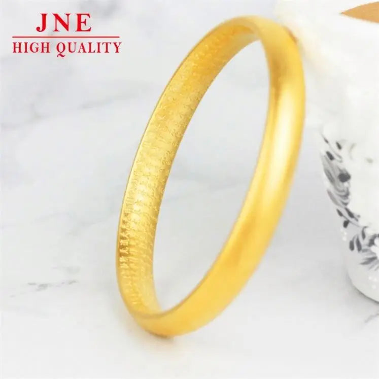 Vietnam Ancient Heritage Frosted Heart Sutra Bracelet Brass Plated Gold Color Retention Ornament Best-Seller on Douyin Supply