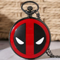 American Comics Cosplay Steampunk Quartz Chain Pocket Watch Antique Necklace Pendant Gift