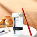 Sourdough Bread Starter Kit with Date Marked Feeding Band Thermometer Cloth Cover & Metal Lid Reusable Home Baking Supplies