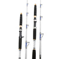 Saltwater Slow Jigging Rod 120# Super Hard Solid Fiberglass Rod Boat Fishing Spinning Bait Casting Rod