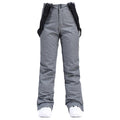 Winter Ski Pants Men Women Outdoor Windproof Waterproof Warm Snow Trousers Winter Ski Bib Snowboarding Pants