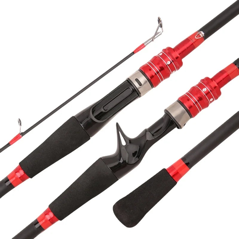 Spinning Casting Fishing Rod 2.13m 2.29m M MH Power 2 Section Freshwater Rods Lure Weight 7-35g for Bass Fishing Rod