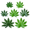 2024 Hot Sale New Type 100pcs Artificial Green Silk Plant Leaves for Wedding Home Arrangement Decoration