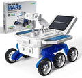 DIY STEM Solar Robot Panel Toys Mars Rover Car Educational Science Experiment Assembly Robotic Kits Space Toys