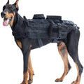 Large Dog Harness Luxury Waterproof Dog Vest  Going Out Adjustable Tactical Nylon Camouflage Dog Harness Set