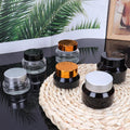 Guangzhou Manufacturer Cosmetic Manufacturers Cheap Empty Face Cream Jars in Gold Support Silk-screen Printing