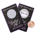 Custom Scratch Card Printing Scratch Off Cards for Voucher Promotion and Sale