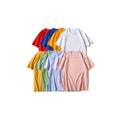 Goldtex Men's 100% Cotton Customizable Thick Heavy Oversized Short T-Shirts Formal Style Drop Shoulder Manufacturer Direct Sale