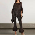 Boutique Wholesale 2026 Summer European and American New Fashion Heavy Industry Sequin Tassel Style Celebrity Women's Set