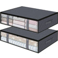 Household Foldable Quilt Bag Under Bed Blankets Clothes Quilt Storage Bag Non-woven Fabric Quilt Storage Bag