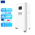 EU Stock 16S Vertical Diy Box Kits JK BMS 2A V19 Active Balance EVE Home Energy Storage for 48V 280A EVE 280K V3 lifepo4 MB31