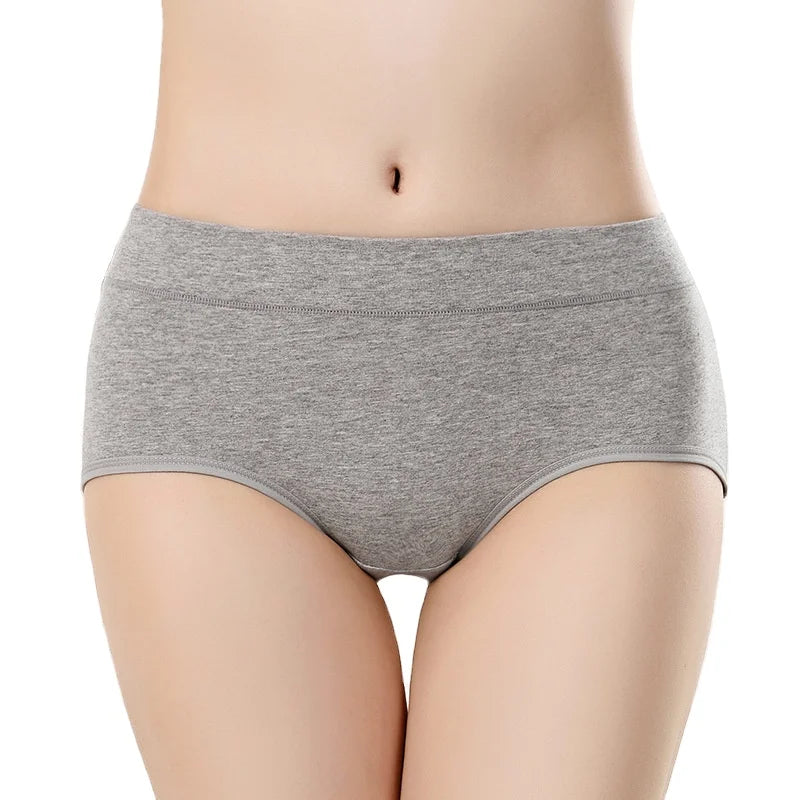 Hot Mid Waist Women's Panties Full Coverage Breathable Underwear Women Cotton Custom Boy Shorts Panties for Women Under Wear