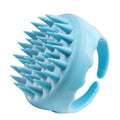 Wholesale Custom logo Round Hair Brush Scalp Massager Soft Silicone Hair Shampoo Brush