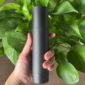 Free Sample Matte Black Skincare Cosmetic Packaging 100ml 3oz Sunscreen Lotion Serum Foundation Airless Pump Bottle