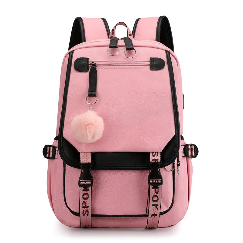 New Popular Bag for School College  Bags Girls School School Bags for Teenagers Boys with  Outdoor Baseball Backpack