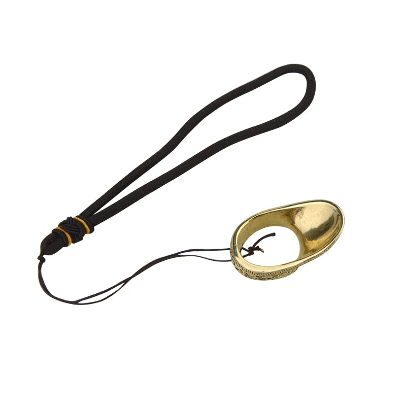 Archers Finger Protector Cot Thumb Guard Archery Brass Thumb Rings for Shooting
