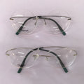 Titanium Frame Eyeglasses Men Square Round Shapes Rimless Optical Glasses Frames