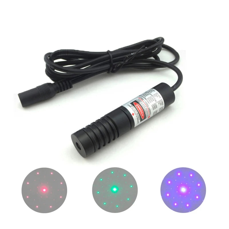 8 Point Circle Laser Dot Module With Center Dot Pattern