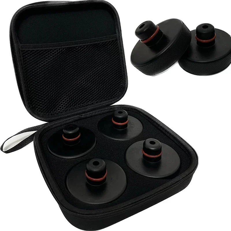 4pcs Lifting Jack Pads for Tesla Model 3 Y S X Highland 2024 2023 2022 Accessories Rubber Pucks Chassis Lift Stands Adapter Case