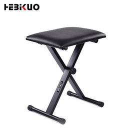 Hebikuo Q-90 Customization X-Style Adjustable Height Keyboard Bench Piano Chair for Musical Instruments Accessories Stool