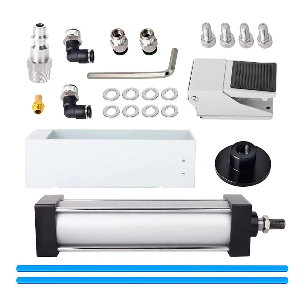 Aluminum Heavy Duty Efficient Pneumatic air Cylinder Soda Beer Can Crusher Foot Valve Can Crusher