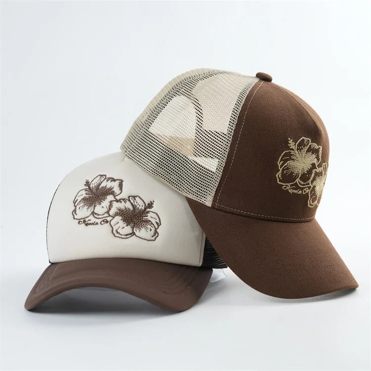 Different Tone Foam Trucker Hats5 Panel Trucker Hats Embroidery Logo Snap Back Trucker Cap