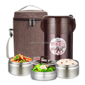 4 Layer 2.3L Stainless Steel Thermos Insulated Bento Tiffin Lunch Box Food Flask for Hot Food