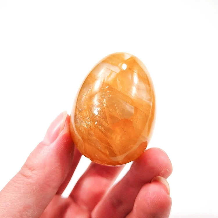DIY Wholesale Yoni Massage Eggs Citrine Jade Crystal Vaginal Egg Kegel Exercise Healing Meditation Jade Eggs