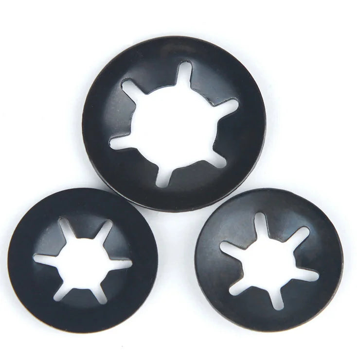 65Mn Black External/Internal Tooth Serrated Starlock Washer