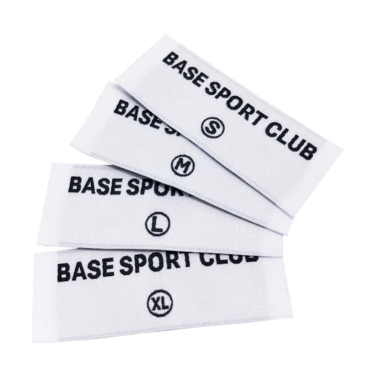 Woven Clothing Labels Custom Brand Name Woven Size Labels Garment Labels