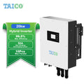 TAICO Solar Panel Hybrid System Hybrid 20kw 25KW High Voltage Solar Inverters kw 20KW 25KW Hybrid Solar Inverter for Home