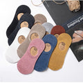 Hot Selling Summer Thin Anti slip Breathable Pilyester Invisible No Show Low Cut Socks for Women